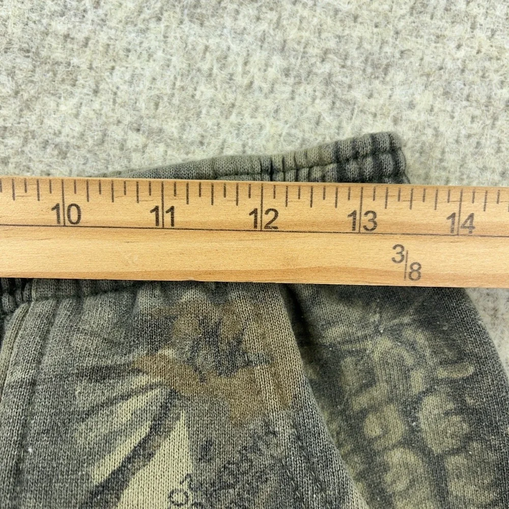 Vintage Jerzees Camo Sweatpants Men‎ Medium Cargo Jogger 90s Y2K USA Hardwoods